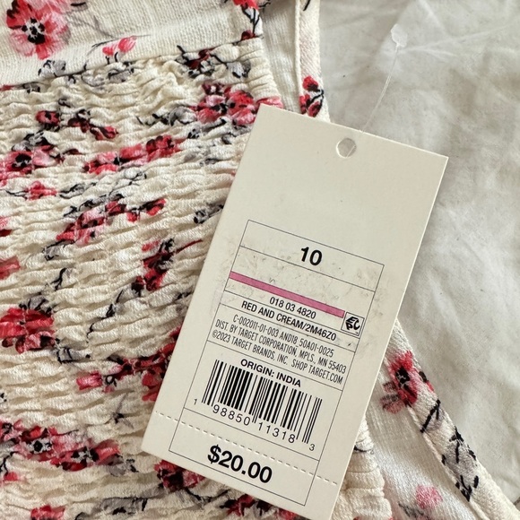 Floral Print Strap Mini Dress A New Day - NWT sz10 - Picture 2 of 4